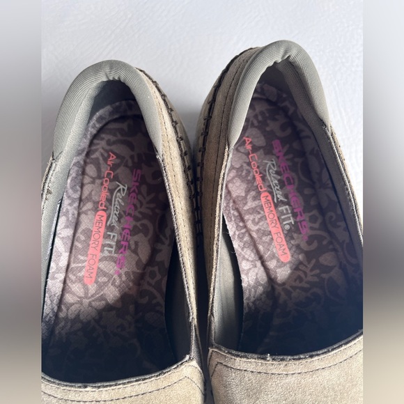 Skechers Relaxed Fit Air-Cooled Memory Foam Slip On Green sz 8.5 - Picture 6 of 8